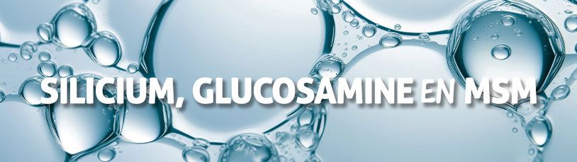 Silicium, Glucosamine en MSM 