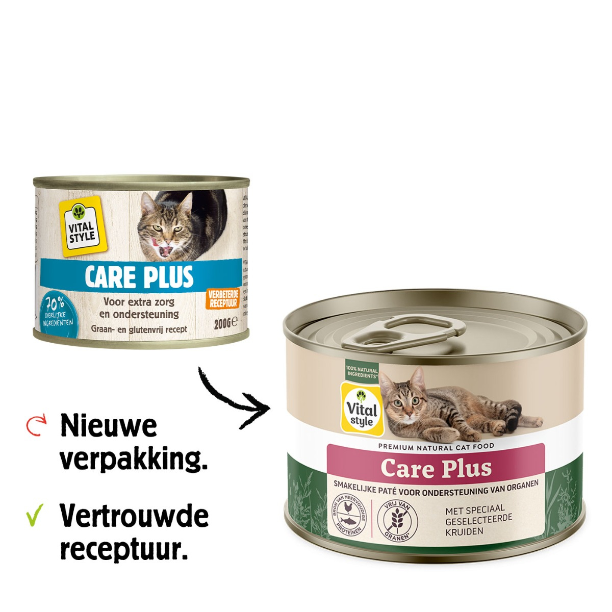Kat Care Plus Natvoer Blik