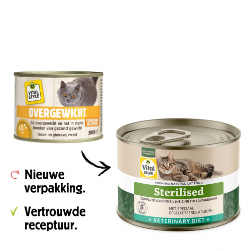 Kat Sterilised Natvoer Blik