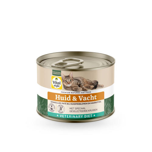 Kat Huid & Vacht Natvoer Blik Kat Huid & Vacht Natvoer Blik