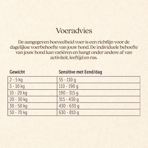Hond Sensitive Met Eend Brok