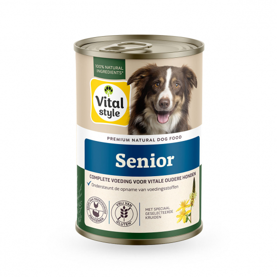 Hond Senior Natvoer Blik