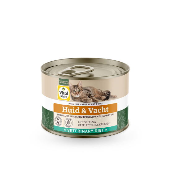 Kat Huid & Vacht Natvoer Blik Kat Huid & Vacht Natvoer Blik