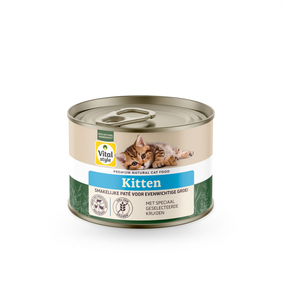 Kat Kitten Natvoer Blik