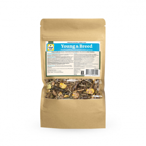 Proefverpakking Muesli Young & Breed