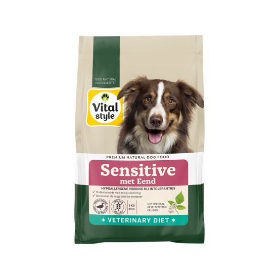 Hond Sensitive Met Eend Brok